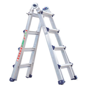 Thang Nhôm Gấp Rút Gọn Chữ A 4 Bậc NTS-44 Hiệu IG KT 129x61x20