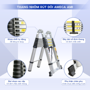 Thang nhôm xếp đôi Ameca AMI-560
